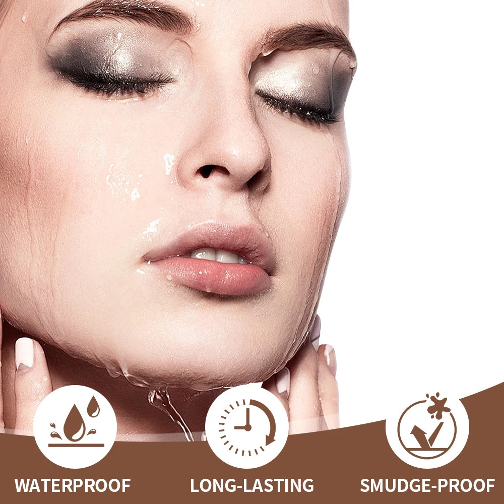 1PC Eyebrow Powder Stamp Tint Stencil Kit Cosmetics Waterproof Womens Makeup Eyebrows Enhancer Tattoo Tint for Eyebrows 241206