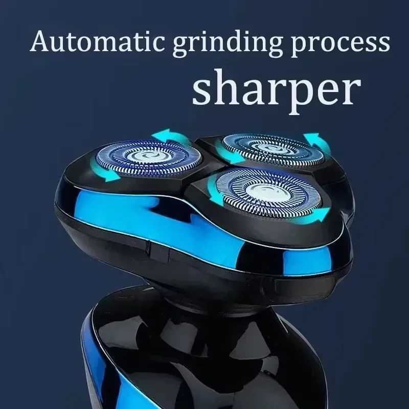 NEW 4-in-1 New Electric Multi-kinetic Shaver Digital Display Fast Charge Full Body Wash RazorXJ241207