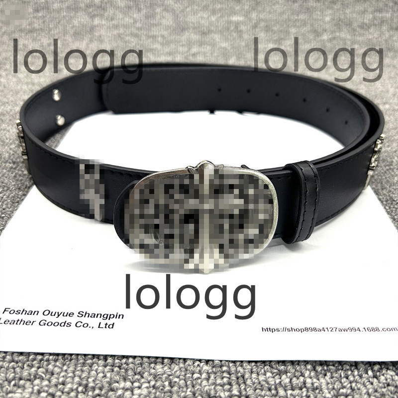 chrome 2025 New Designer Men and Women Fashion Belt Street Cowboy Motorcycle Trend Style Fashion Party Hip Hop Rock ch Style Christmas U83K