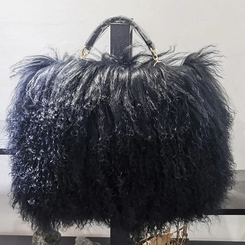 genuine fur pearl chain shoulder bag suitable for female ers wallets and handbags womens party clutch crossover bag high-quality 241206