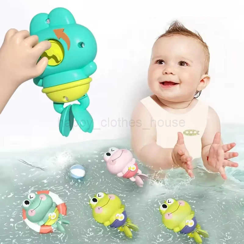 Baby Bath Toys Swimming Turtle Water Bath Toys for Toddlers Water Play Game Infant Bathroom Shower Bathtub Clockwork Animals ToyXJ241207