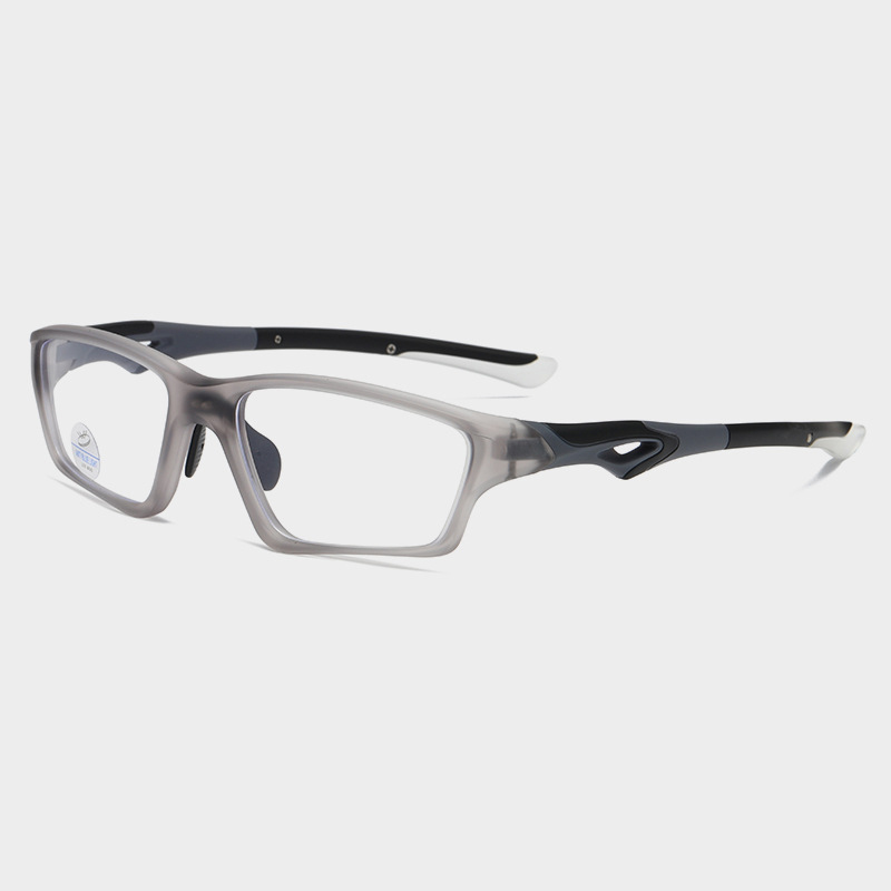 New TR90 factory direct sale sports glasses can be bent feet myopia eye protection dual-use sports glasses 81278