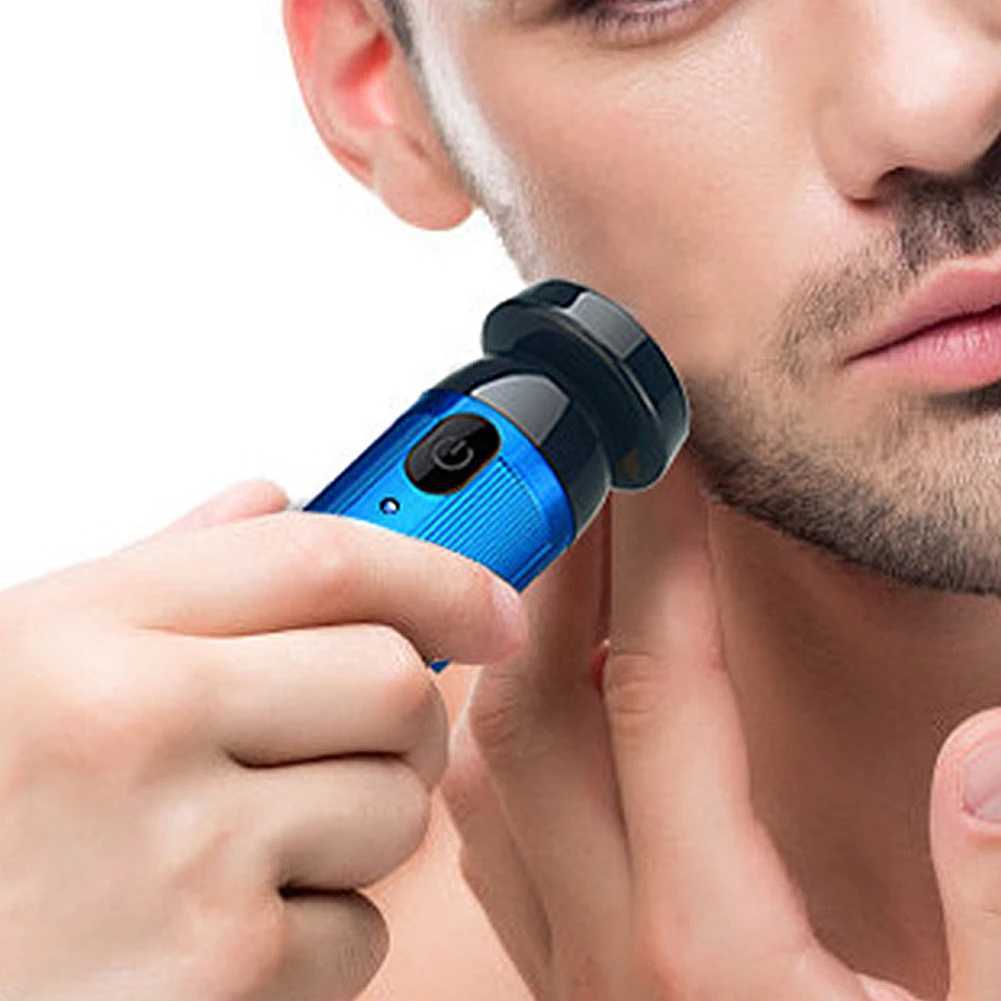 Charging Beard Trimmer Barber Supplies Cordless Electric Beard Trimmer Quick Charge Pocket Size for Bald Men for Home Car TravelXJ241207