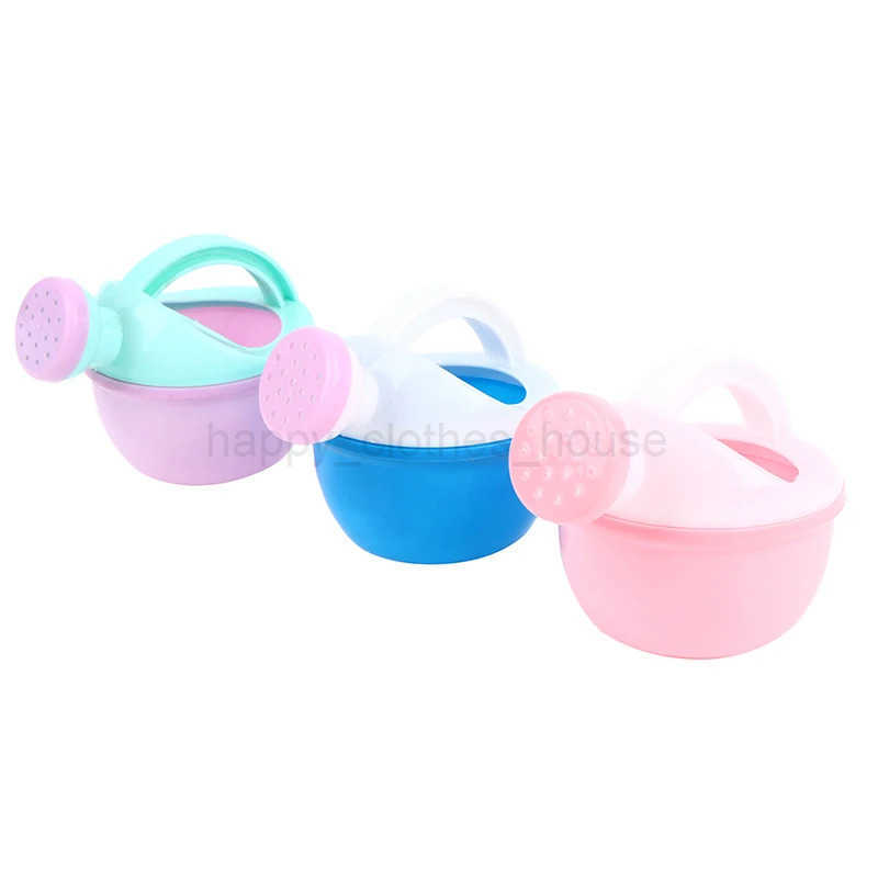 1PCS Baby Bath Toy Colorful Plastic Watering Can Watering Pot Beach Toy Play Sand Shower Bath Toy for children Kids GiftXJ241207