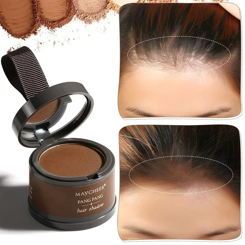 MAYCHEER Hairline Shadow Powder Hair Fluffy Powder Instantly Black Root Cover Up Modified Hair Edge Filled Forehead Hairline 241206
