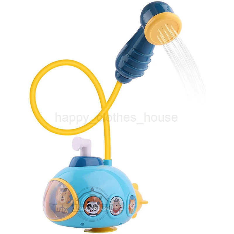 Baby Bath Toys for Kids Electric Submarine Shower Sucker Baby Toys Spray Water Toys Bathtub Toys Sprinkler Baby ShowerXJ242227