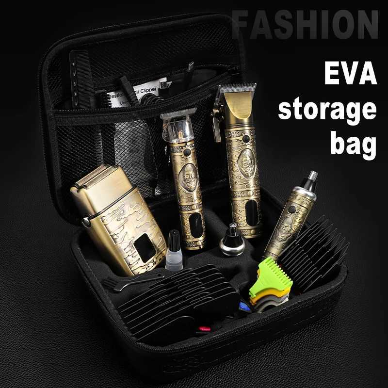 Resuxi 740 All Metal Hair Clippers Ears Nose Hair Trimmer Electric Shaver Set wtih Bag Hair Cutting Machine Mens Grooming ToolsXJ241207