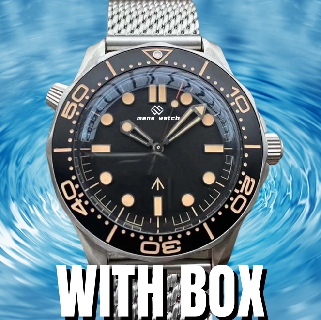 Top luxury men's watch 007 dial automatic mechanical watch stainless steel sapphire glass men's watch