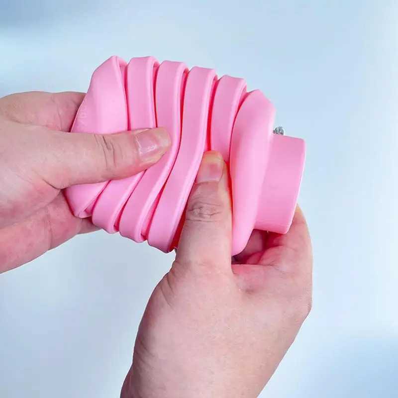 Fitness sports water silicone foldable beverage cup outdoor travel climbing bicycle bottle easy to fold Z260202