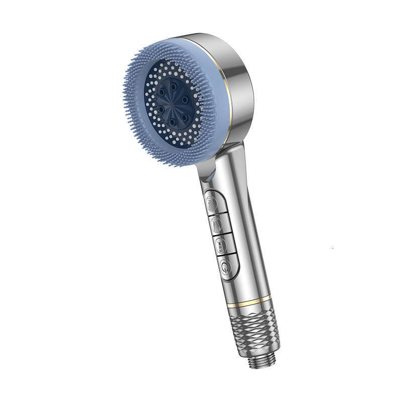 Powerful pressurized massage showerhead home use, head for showering, ultra high pressure, four levels handheld rain shower