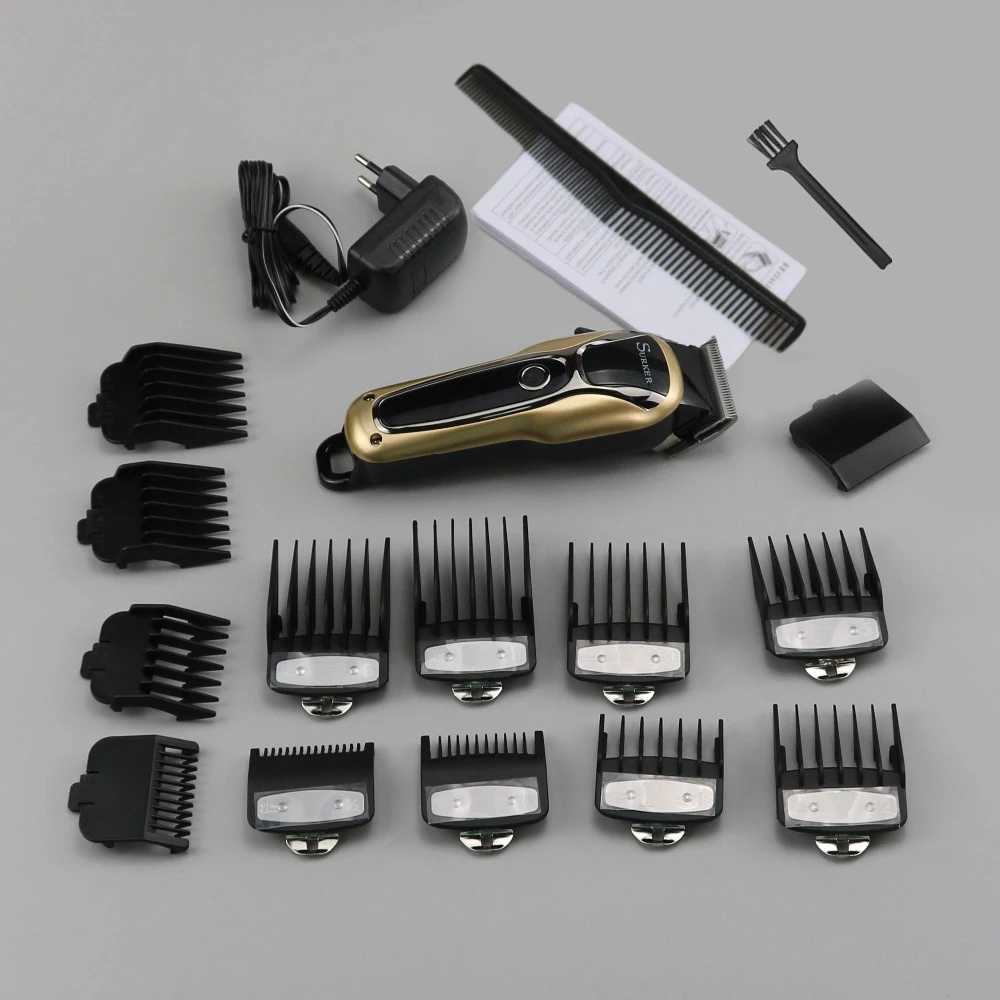 Hairdressing powerful hair clipper professional hair cutter electric trimmer hair cutting machine hair cut adjustable men toolXJ241207