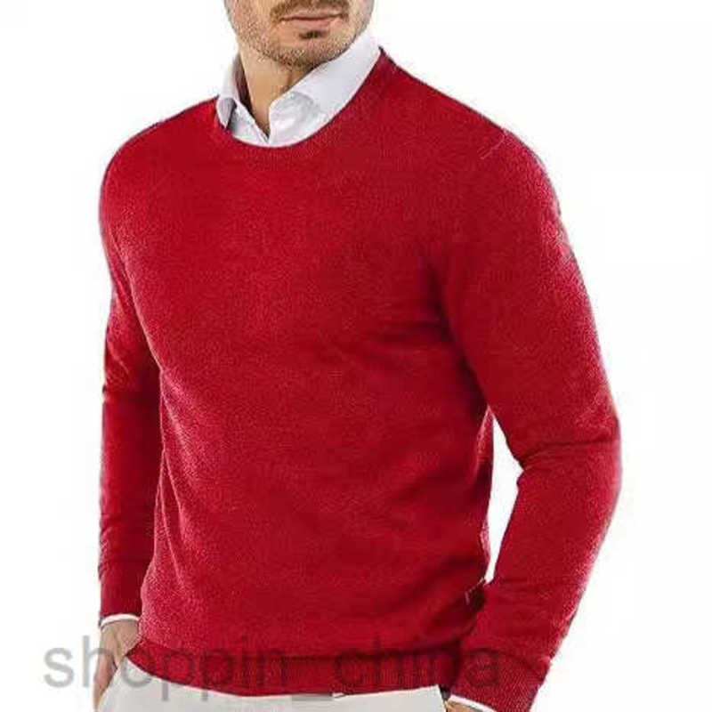 Men's Sweaters Men's clothing Men round neck sweater Knitted shirt Solid color casual long sleeved sweater Pullover sweater Mens sweater
