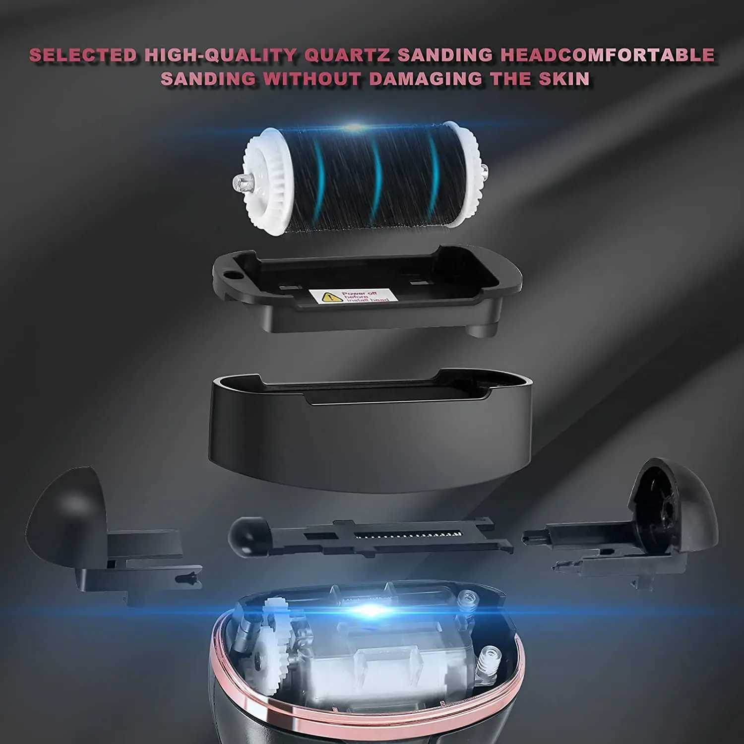 Rechargeable Foot Grinder Electric Foot File Care Tools Callus Remover Machine Pedicure Device Foot Feet For Dead Skin CrackedXJ241207