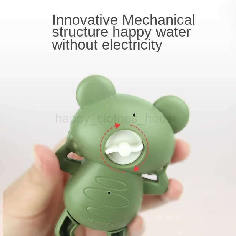 Montessori Baby Bath Toys For Kids 2 To 4 Year Old Children Swimming Bath Toy Frogs Clockwork Bathing Toy Boy Bathtubs Water ToyXJ241207