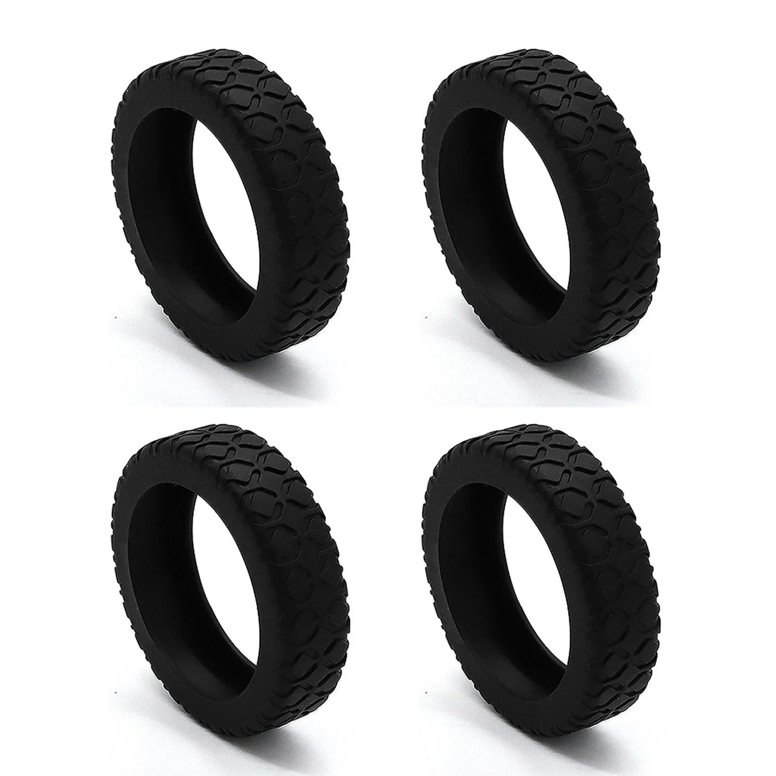 Luggage wheel protection luggage compartment small parts wear-resistant silicone protective cover suitable for most rotating wheels 241205