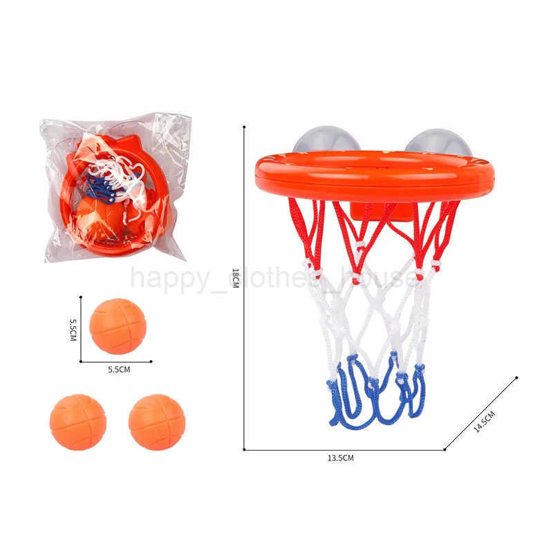 Baby Bath Toy Toddler Boy Water Toys Bathroom Bathtub Shooting Basketball Hoop with 3 Balls Kids Outdoor Play Set Cute WhaleXJ241207
