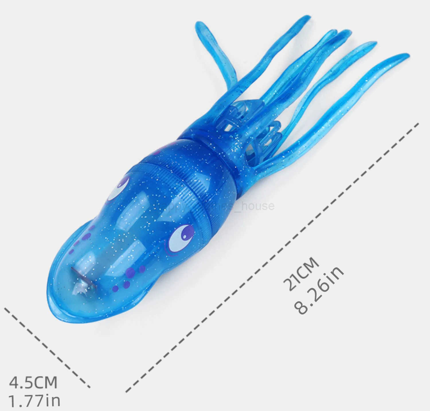 Crocichi Pool Toys Electric Squid Bath Tub Toy for Toddler 3-4 Year Light Up Fish Bathroom Toy for Kids 4-8 Preschool ToddlerXJ241207