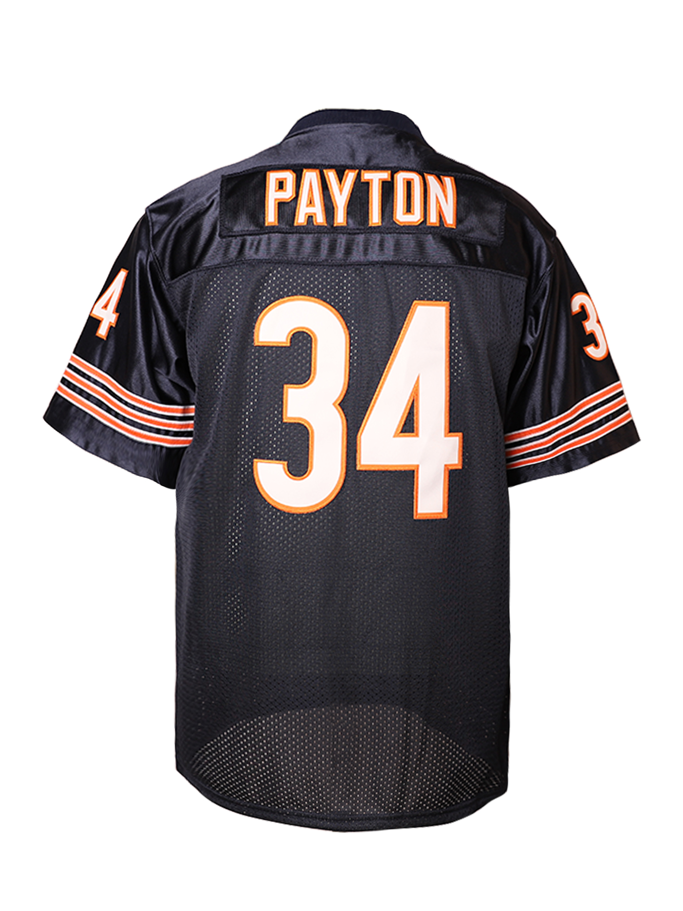 In stock 34 PAYTON Football Jersey 100% Stitched Fast Shipping Embroidered Letter Number Design Polyester Retro Classic Sportswear Jerseys
