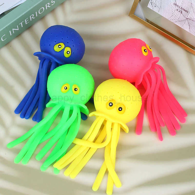 Octopus Water Ball Pinch Joy Childrens Bath Toys Swimming Pool Water Toys Squishies Pinch Toys Stress Relief Toys For KidsXJ241207
