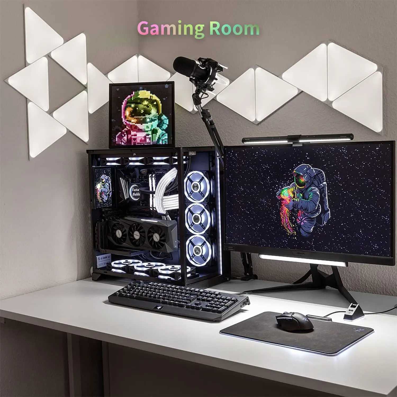 Divoom Pixoo 64 WiFi Pixel Art Display WiFi Cloud Digital Framework with Application Control 64 X 64 LED Panel Used for Game Room Decoration X241207