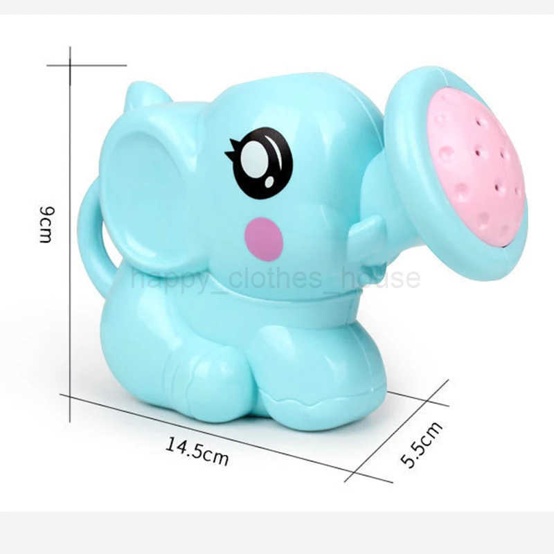 Baby Bath Toys Lovely Plastic Elephant Shape Water Spray for Baby Shower Swimming Toys Kids Gift Storage Mesh Bag Baby Kids ToyXJ24746