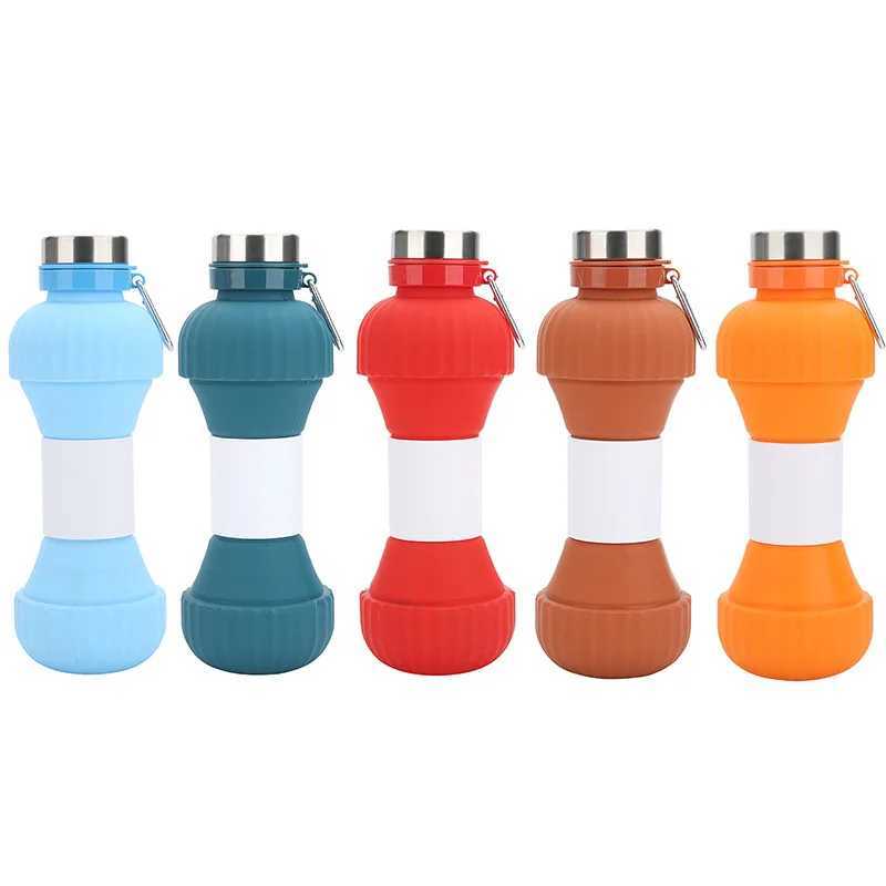 Outdoor sports summer large capacity silicone kettle foldable outdoor portable water cup Z260202