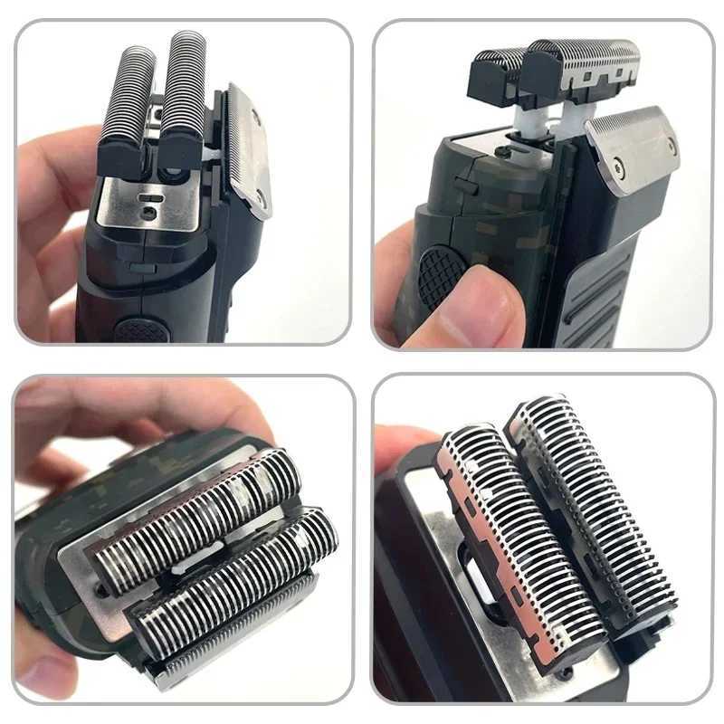 Kemei 2 In 1 Rechargeable Electric Shaver LCD Display Portable Cordless Men Reciprocating Razor Beard Trimmer KM-2027 BarberXJ241207