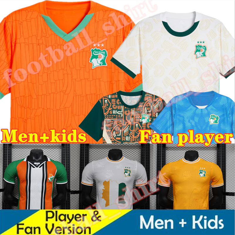 25/26 Ivory CoastS Soccer Jerseys national football team KESSIE ZAHA Uniforms Cote d Ivoire Football Shirt CORNET 2024 2025 player version Men Kids Kits Full Sets