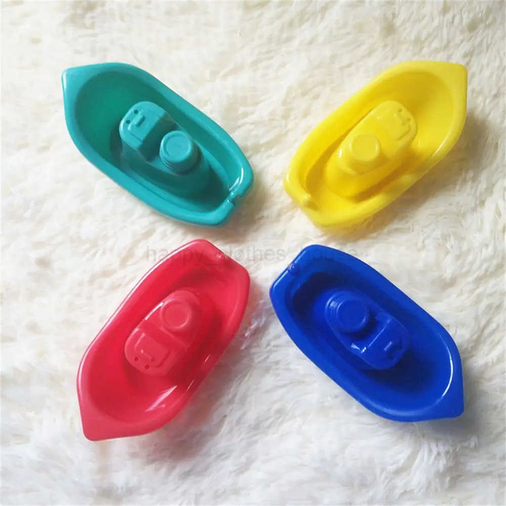 4pcs Boat Bathtub Swimming Water Play Toy Floating Ship Bathroom Educational Toy for ShowerXJ241207
