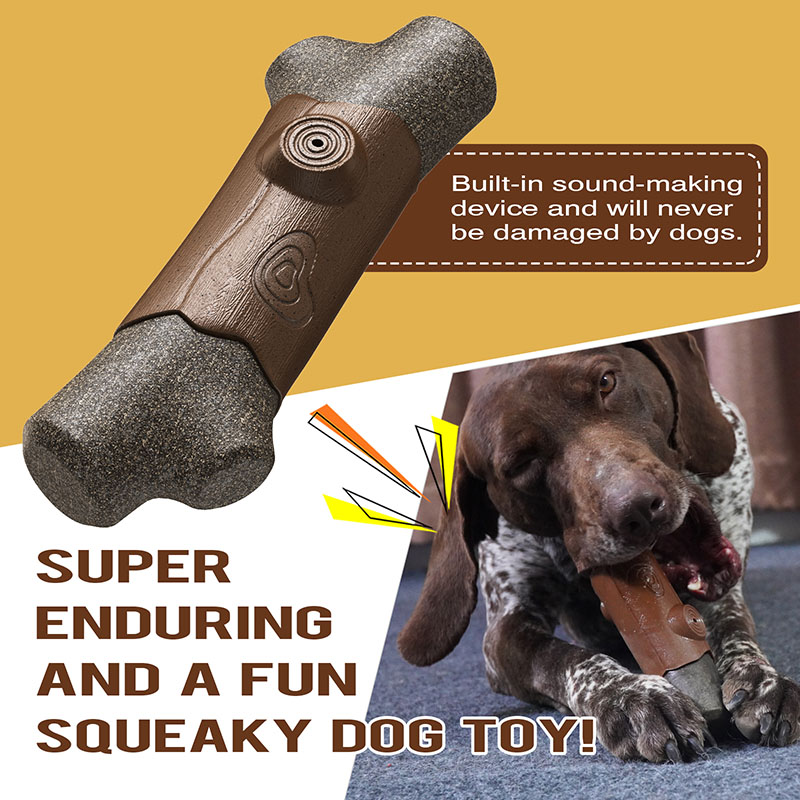 New Explosion Amazon Large Dog Bite Resistant Teething Sticks Branches Dog Toys Sounding Branches
