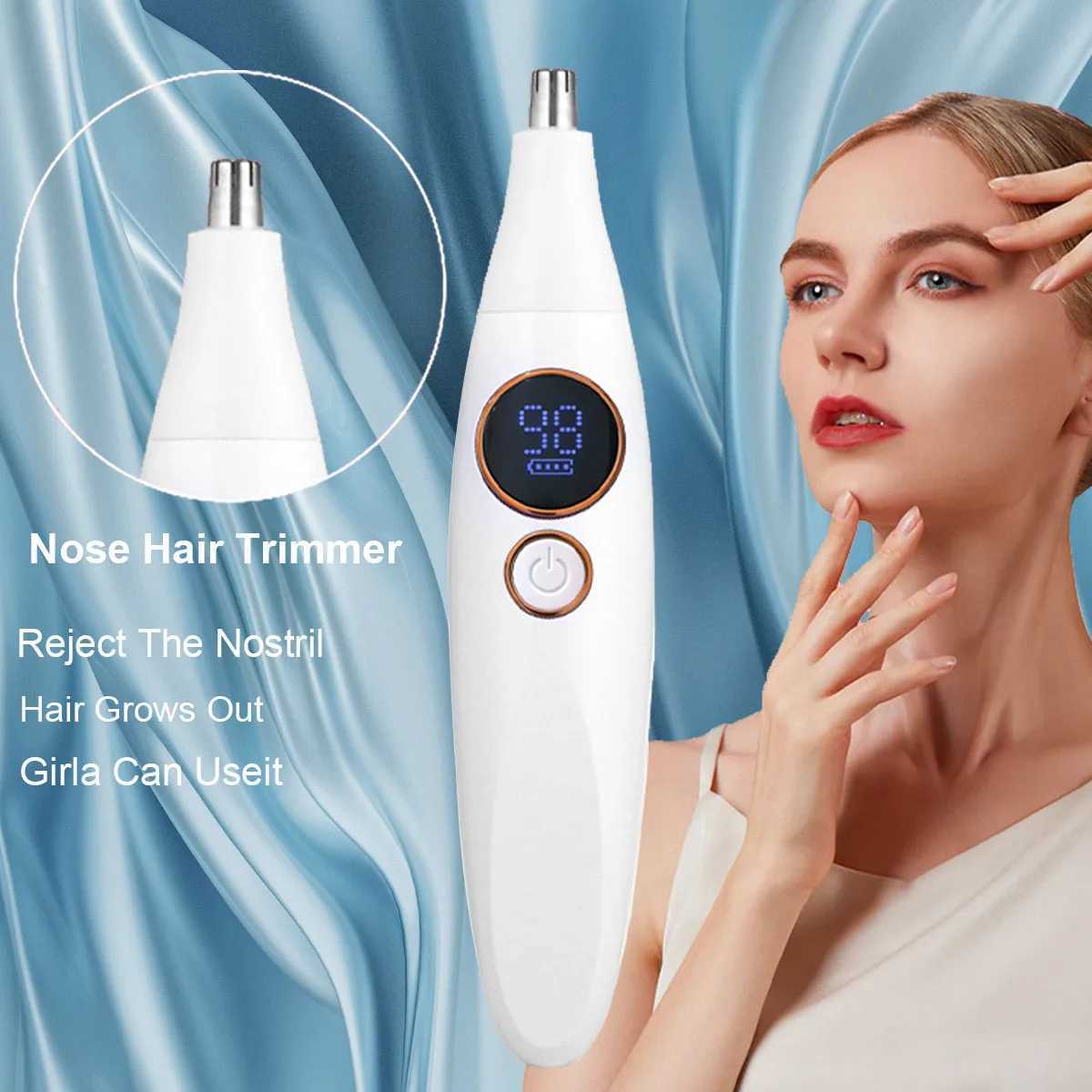 Electric Women Razors5 In 1 Electric Shaver Shaving Kit Razors For Face Nose Hair Eyebrow Arms Armpit Legs Hair Bikini TrimmerXJ241207