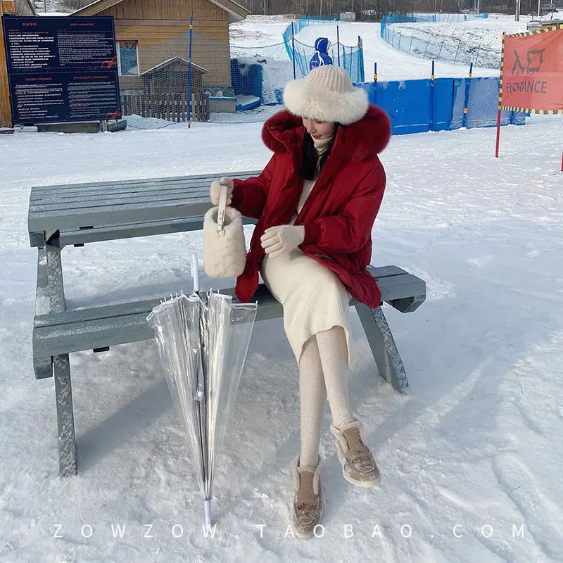 Womens snow boots cowboy boots natural fur warm fur leather shoes short boots womens ankle boots 241206