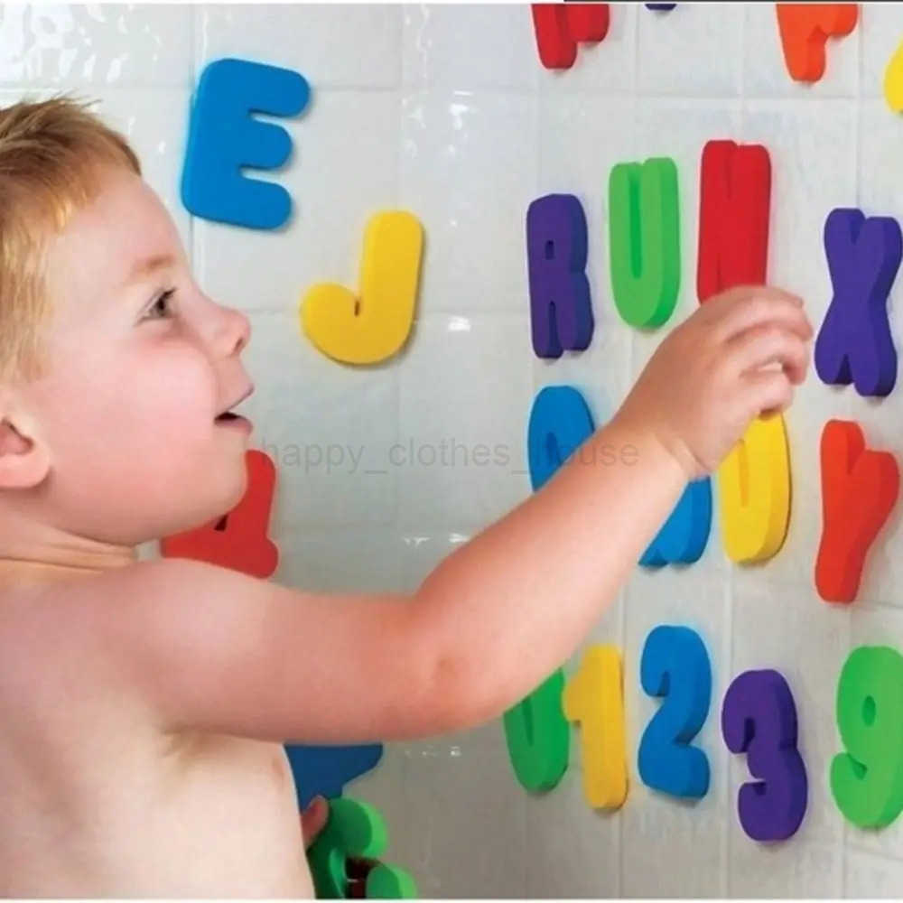 36pcs Child Kids Swimming Play Toy Alphabet Bath Tub ABC 123 Foam Set Letters NumbersXJ241207