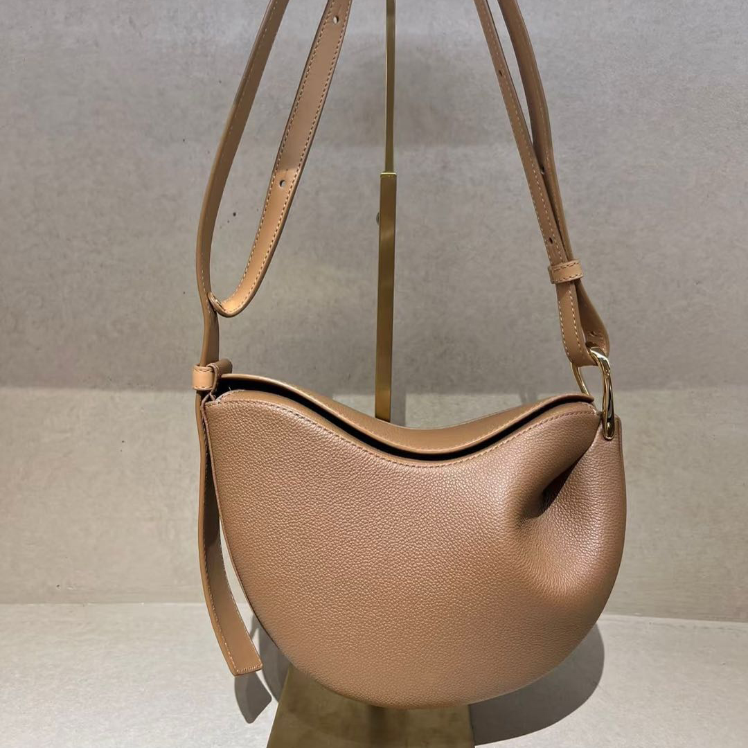 Evening Bags Top quality polennely bag polennely Bag Designer Bag Half Moon Bag Smooth Leather Shoulder Bag Women polenelies Bag Mini Purse Textured Leather Bag