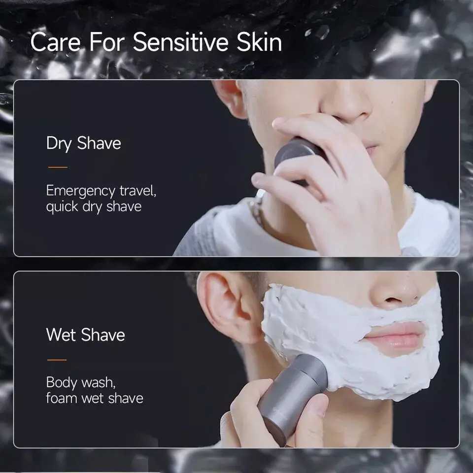 Youpin ShowSee Smart Sensor Shaver Mini Body Stong Power IPX7 Waterproof Wireless Electric Beard Razor Men Shaving MachineXJ241207