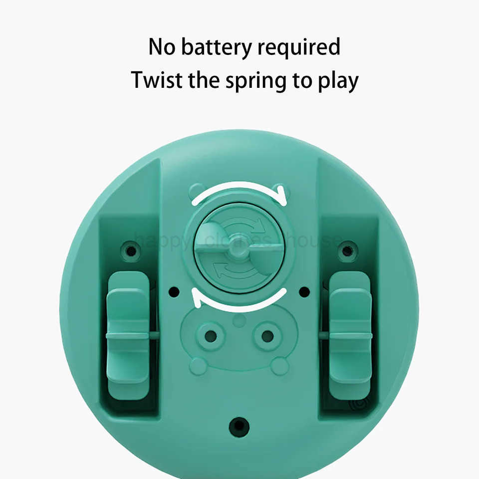 Childrens Water Playing Chain Rabbit Cute Pig Swimming Circle Clockwork Rowing Baby Bathroom Shower Interactive ToyXJ241207