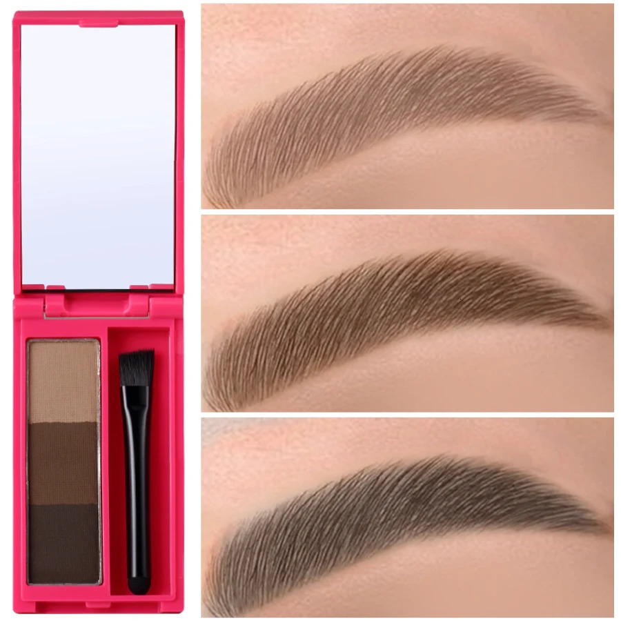 Waterproof Professional Eyebrow Powder Black Brown Coffe Lasting Eyeshadow Eye Brow Palette with Brush eyebrow pencli Eye Brows 241206