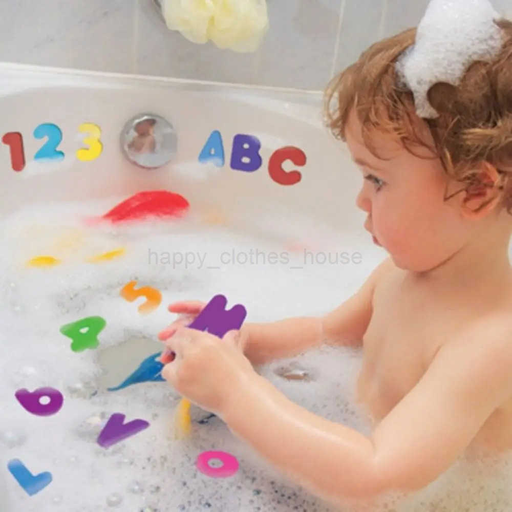 36pcs Child Kids Swimming Play Toy Alphabet Bath Tub ABC 123 Foam Set Letters NumbersXJ241207