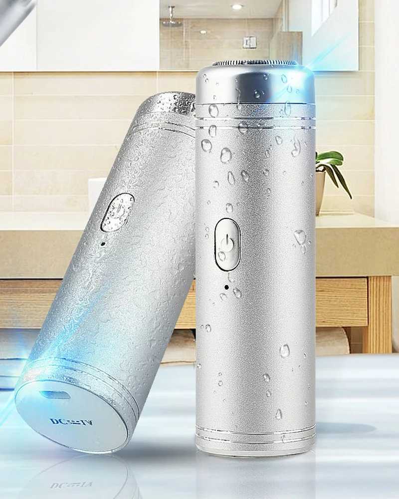 Painless Portable All-sided Facial Hair Trimmer Cutting Machine USB Rechargeable Metal Body Beard Shaver Razor For MenXJ241207