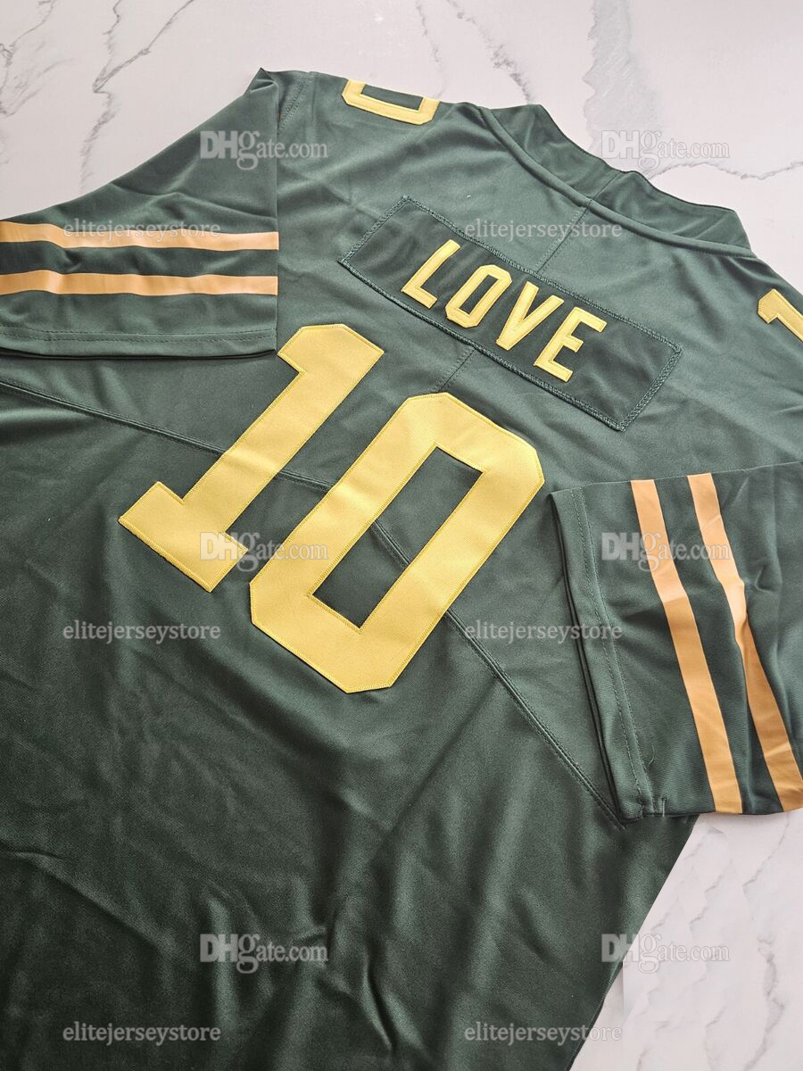 Personalized Custom Football 2025 NEW Jersey Parsons Love Matthew Golden Josh Jacobs Tucker Kraft Xavier McKinney Jayden Reed Romeo Doubs Embroidered
