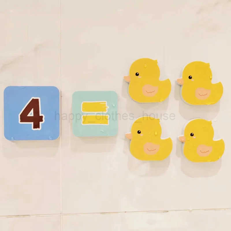 Childrens Water Toys Wall Stick Floating EVA Baby Cognitive Bathroom Baby Bath Water Toys Set For Kids Bath Bathtub Toy 3 4 5 YXJ241207