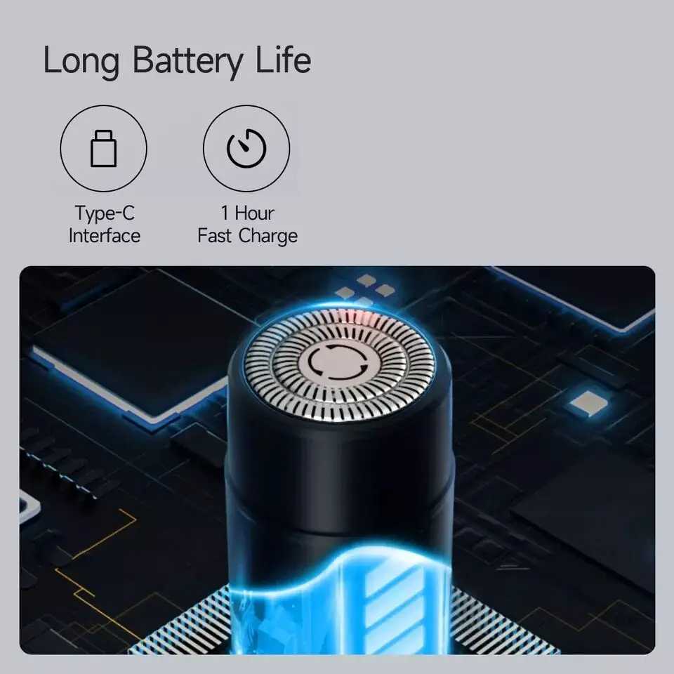 Youpin ShowSee Smart Sensor Shaver Mini Body Stong Power IPX7 Waterproof Wireless Electric Beard Razor Men Shaving MachineXJ241207