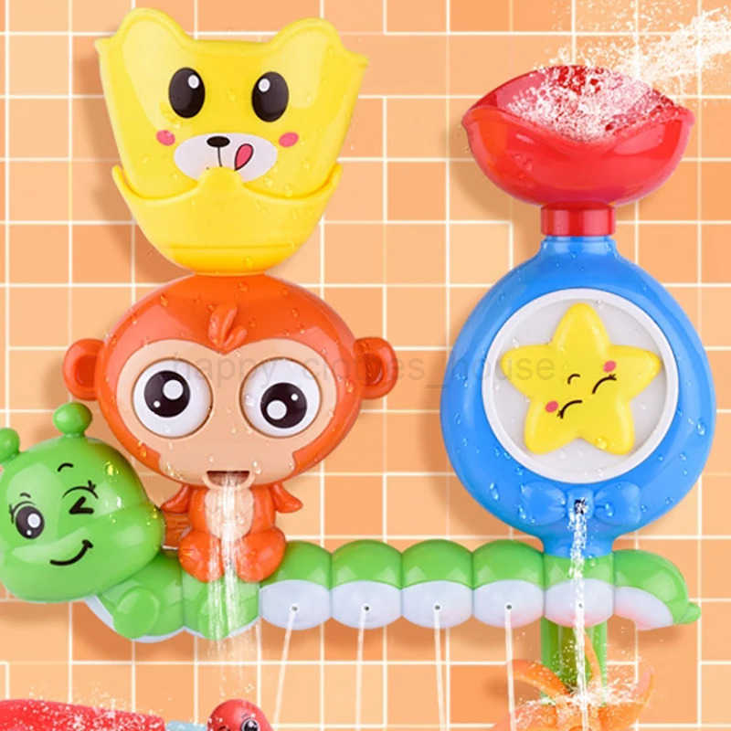 Baby Bath Toy Wall Suction Cup Track Water Games Bath Shower Toy Kids Birthday GiftsXJ241207