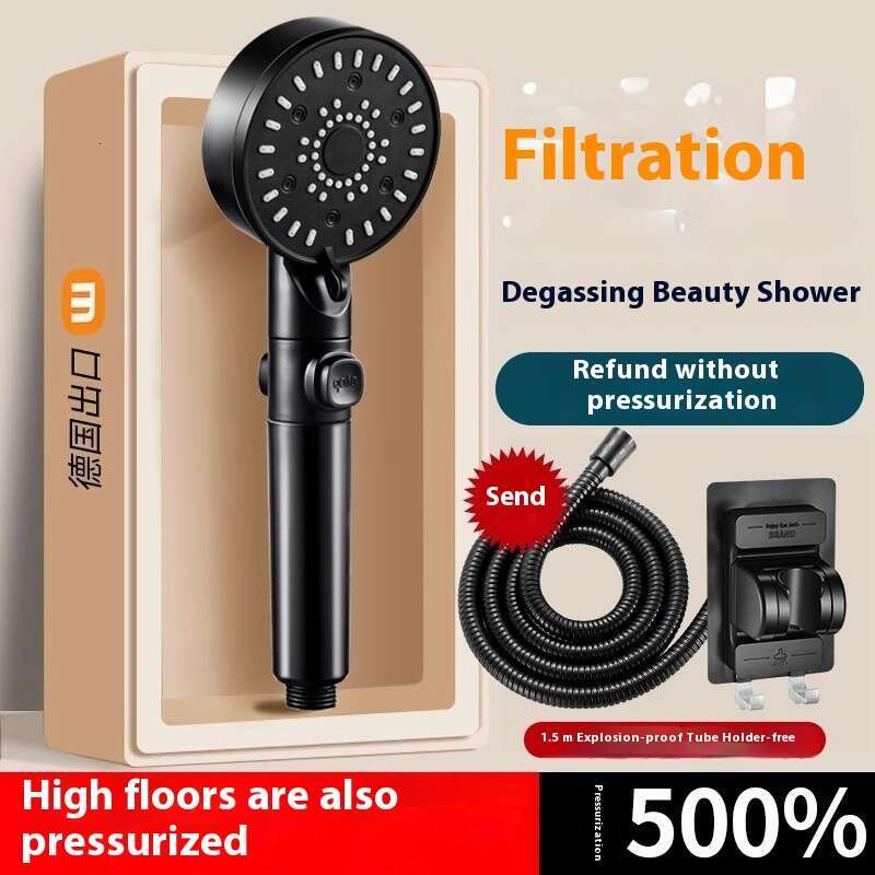 Pressurized nozzle household bathroom water heater pressurized shower Shower head bathing suit
