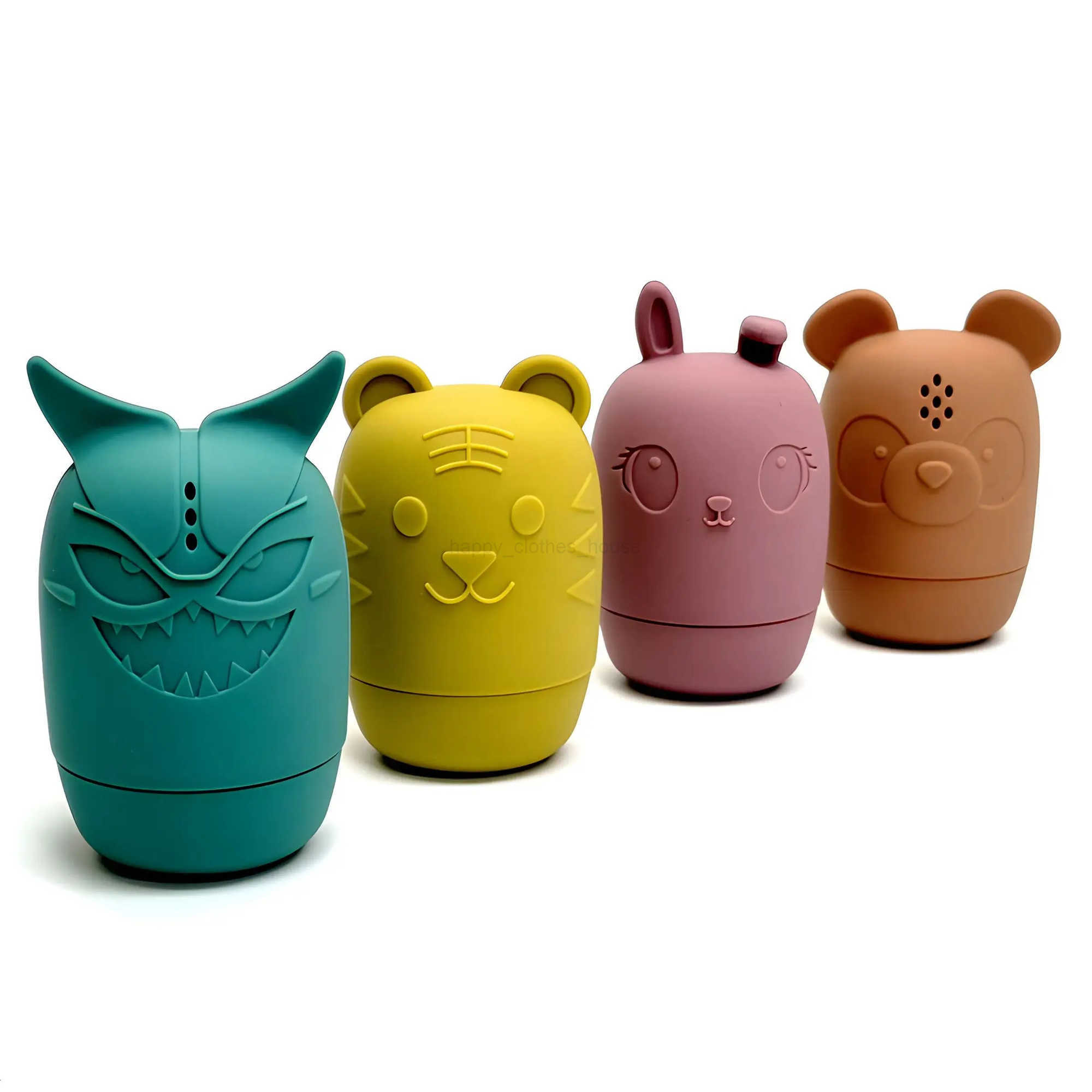 Silicone bath toys animal shape baby interactive bathroom toys children water play toysXJ241207