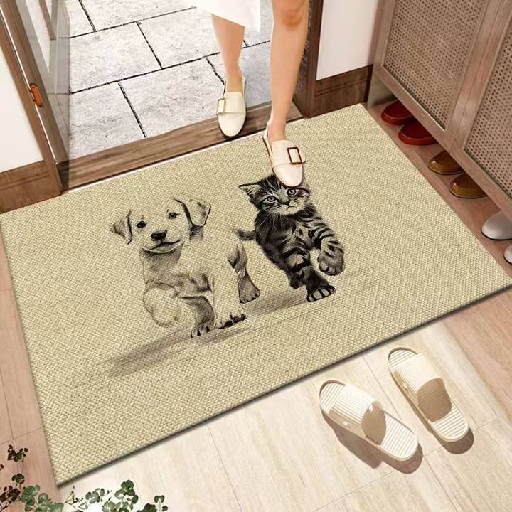 Bedroom, living room, kitchen, entrance balcony, entrance foyer, diatomaceous earth carpet