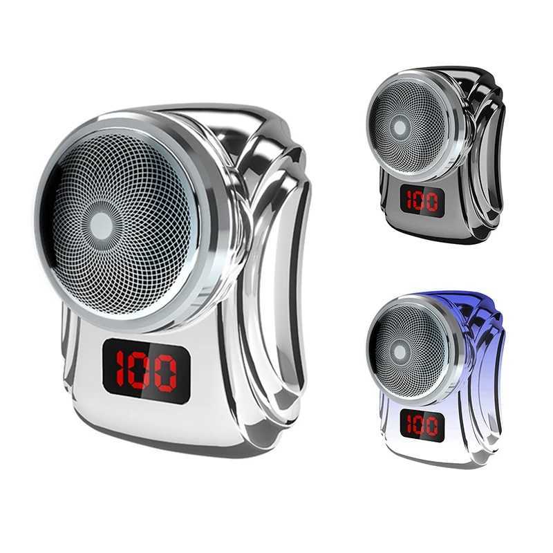 Electric Shaver USB Rechargeable Digital Display Shaver Mini Portable Multifunctional Travel Mens Razors WaterproofXJ241207