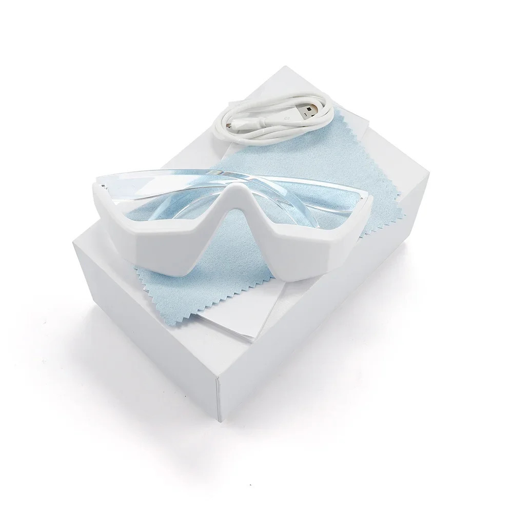 3D Anti-Aging micro current eye protection device eye massage device red light glasses eye massage fatigue relief wrinkles 241206