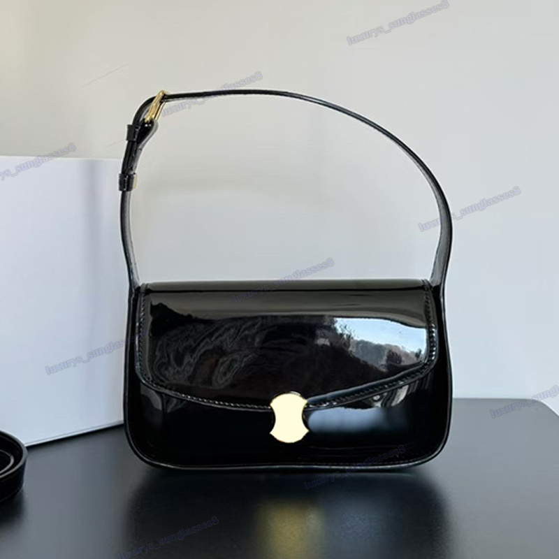 Luxury Shoulder Bags Black Designers Woman Totes Clutch Flap Chain Women Patent Leather Handbags Designer Bag Crossbody Bag Purse