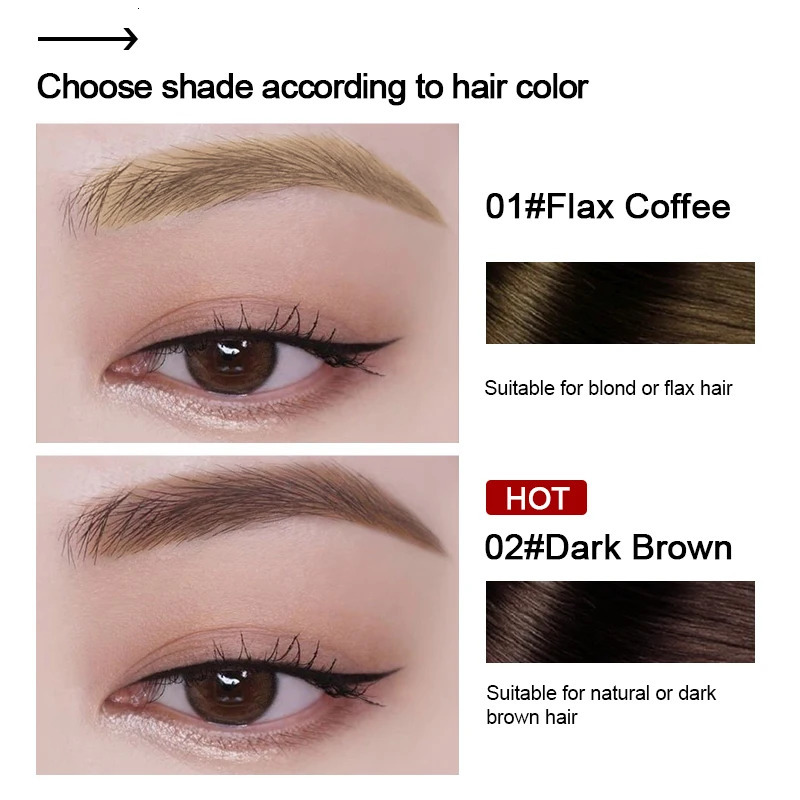 Waterproof Eyebrow Powder- Perfect Shaping and Long-Lasting Results Instantly Camouflage Hair Roots and Eyebrows 241206